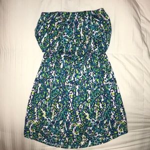 XS strapless Lilly Pulitzer Windsor mini dress